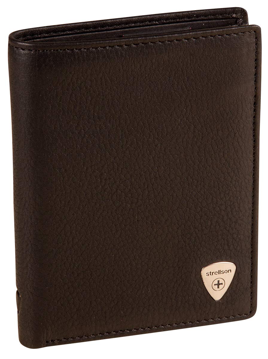 Strellson Herren Geldbeutel Harrison Brieftasche aus Leder Schwarz (Black 900), Schwarz (Black 900)