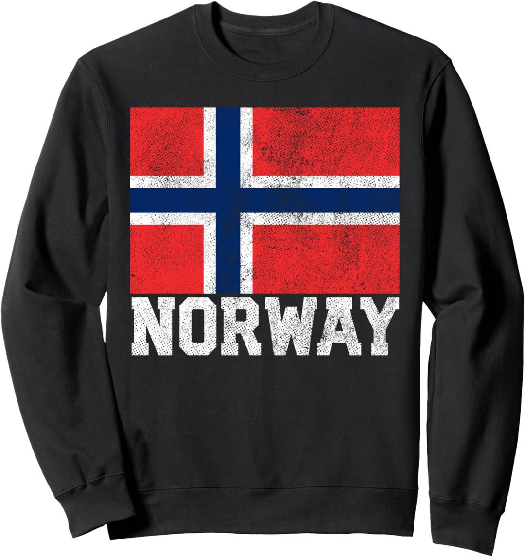 Norwegen Norwegische Flagge National Pride Roots Country Nation Sweatshirt