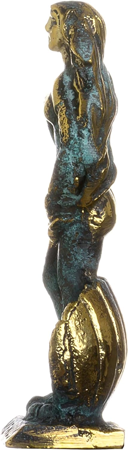 Rising Venus Aphrodite Zeus Tochter griechische Göttin massiv Bronze 8 cm