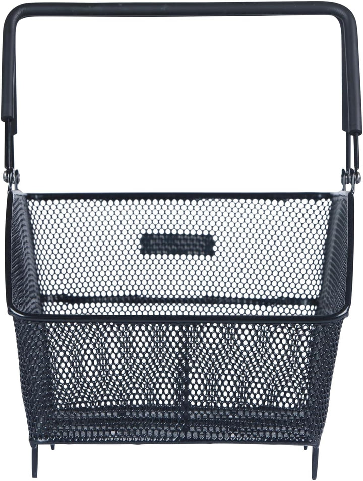 Basil Cento Multi System Fahrradkorb, Schwarz – Multi-System NX-Boden, kompatibel mit MIK, Racktime