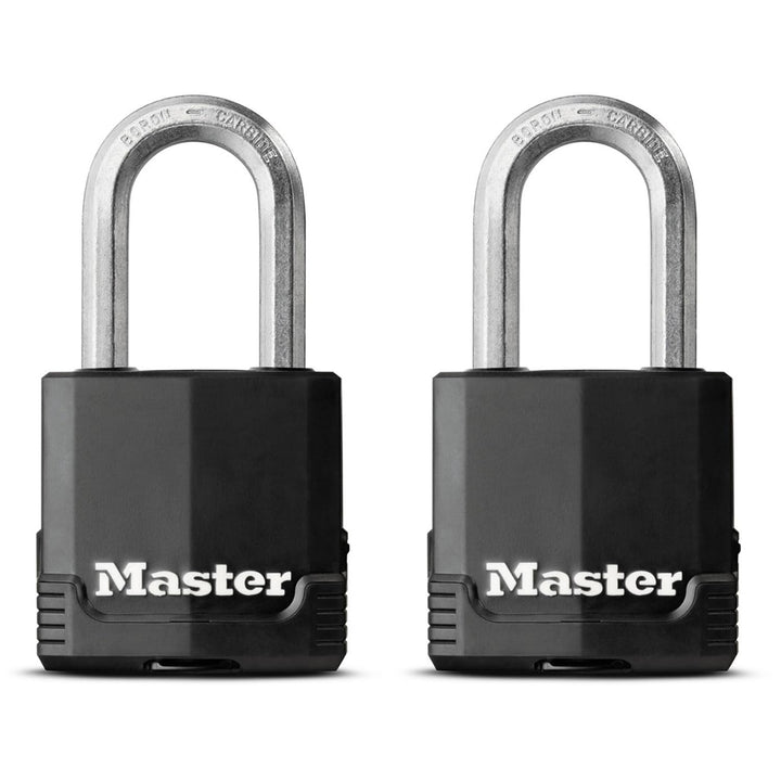 MASTER LOCK Hochleistungsvorhängeschloss [Schlüssel] [Beschichteter laminierter Stahl] [Wetterfest]