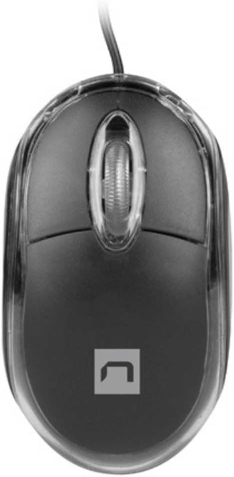 NATEC Maus Vireo 2 1000DPI Optico USB schwarz