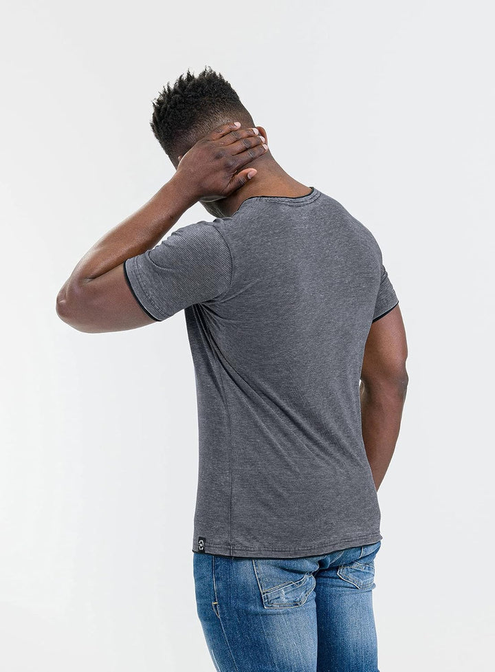 KEY LARGO Herren Mt Karl-Heinz Round T-Shirt, Atlantic Blue (1211)