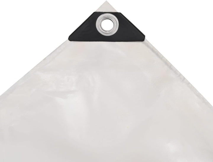 vidaXL Abdeckplane PVC 650g/m² 4x5m Weiss LKW Plane Schutzplane Gewebeplane 4 x 5 m Weiss, 4 x 5 m W