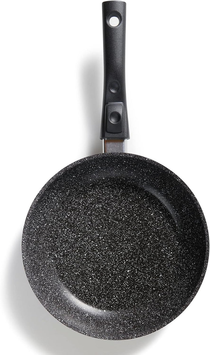 STONELINE Flex Made in Germany Bratpfanne 24cm, mit abnehmbarem Griff, antihaft beschichtete Pfanne