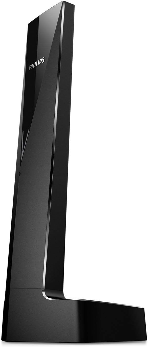 Philips DECT Telefon M3551B/38 Linea V - Schnurloses Telefon mit Anrufbeantworter - 10 Stunden Sprec