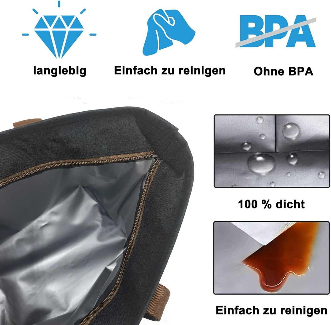 Faltbare Kühltasche Gross mit wasserdichter Isolierung 50l – Grosse Isoliertasche auslaufsicher Flex