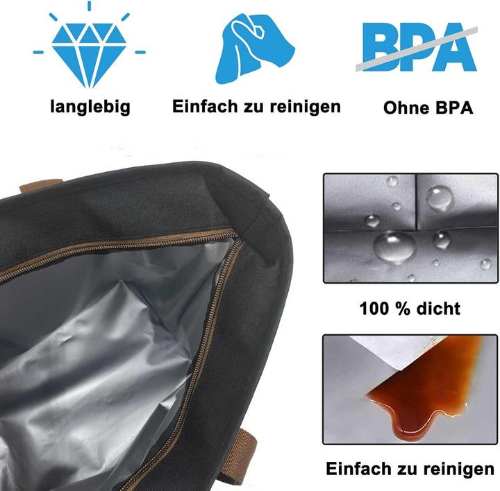 Faltbare Kühltasche Gross mit wasserdichter Isolierung 50l – Grosse Isoliertasche auslaufsicher Flex