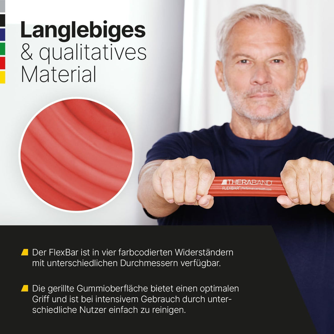 Thera-Band® Flexibler Übungsstab rot - leicht
