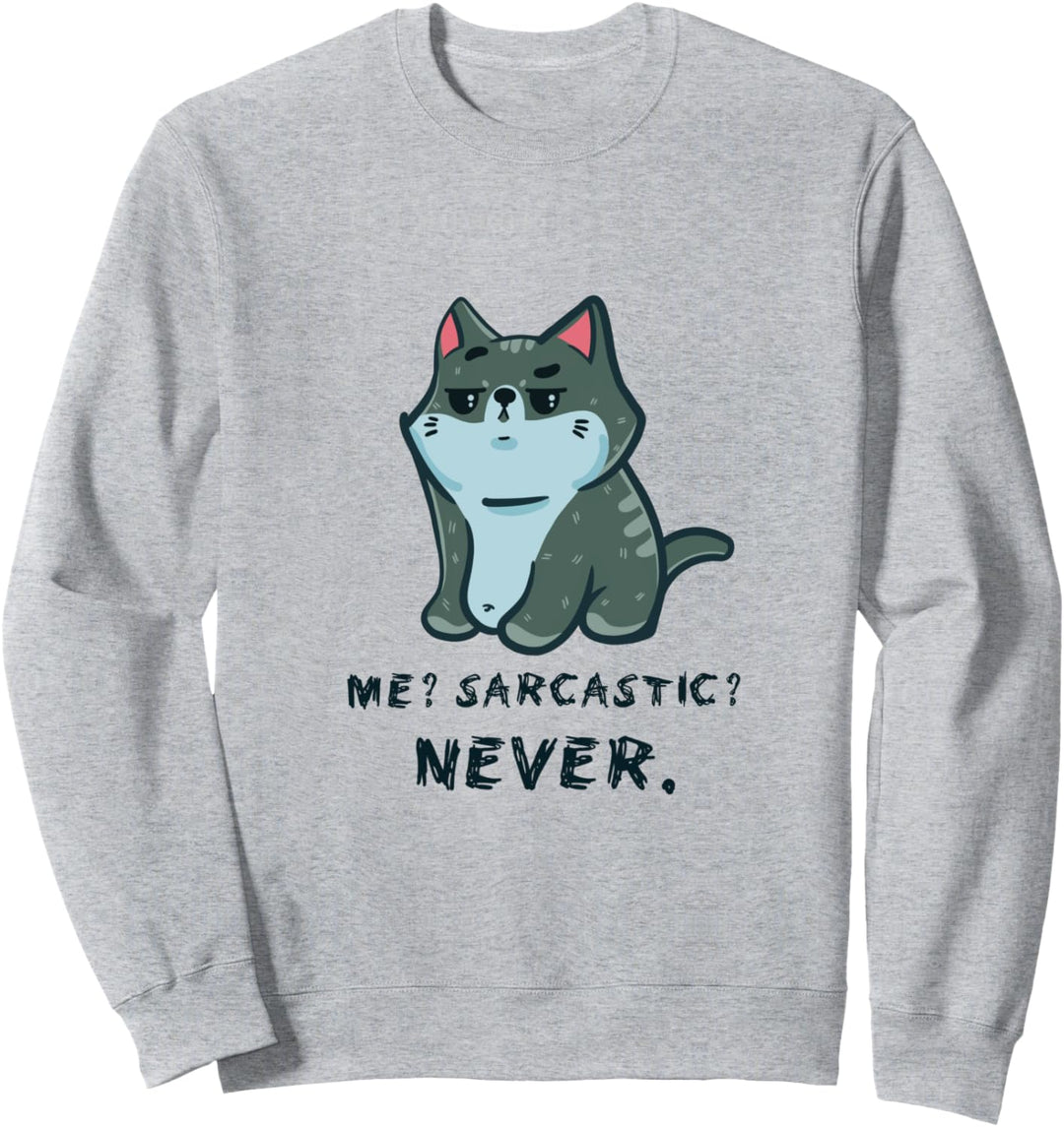 Lustige Katze, Mädchen, Junge, Kinder Sweatshirt