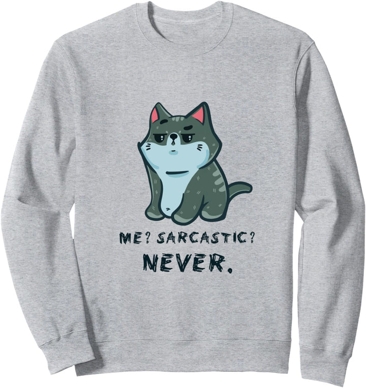 Lustige Katze, Mädchen, Junge, Kinder Sweatshirt