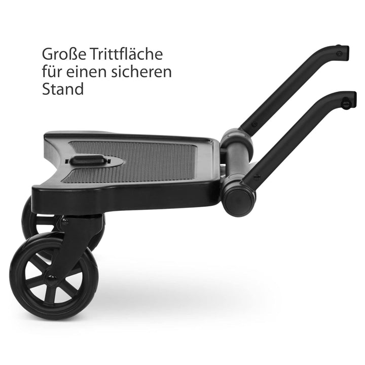 Set ABC Design Trittbrett Kiddie Ride On 2 mit Stoffwindel von Kinderhaus Blaubär | Mitfahrbrett uni