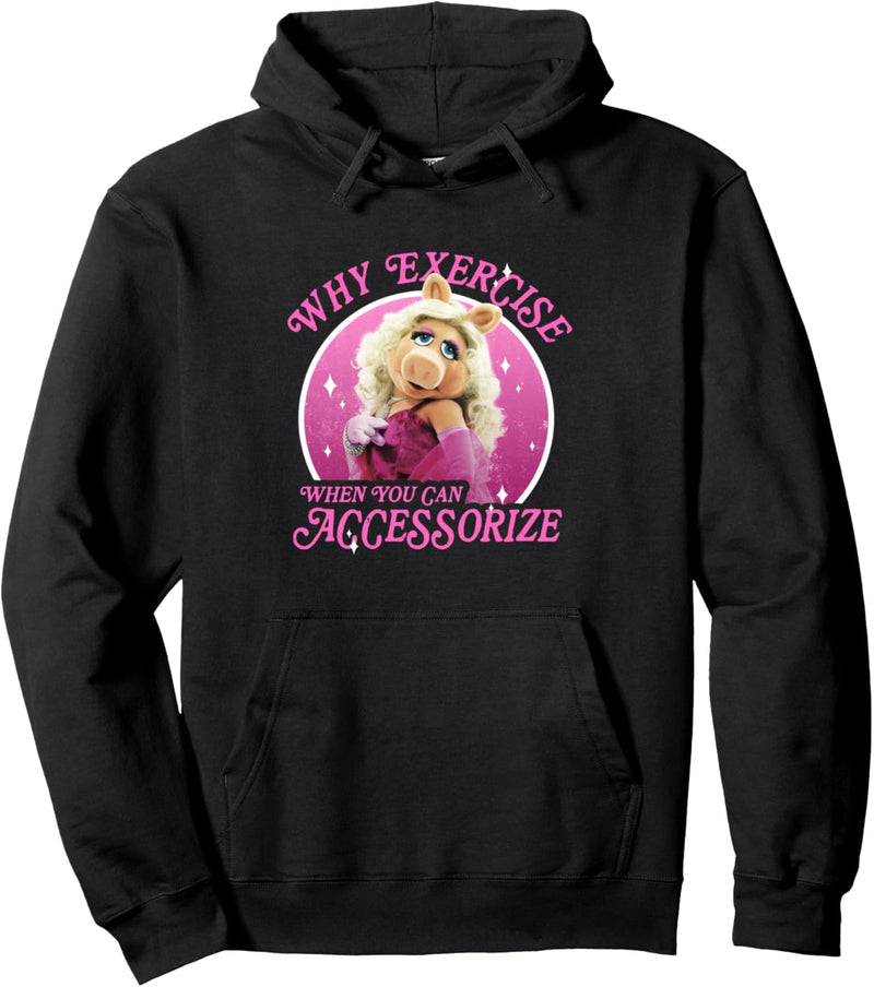 Disney The Muppets Miss Piggy Why Trainingszubehör Pullover Hoodie