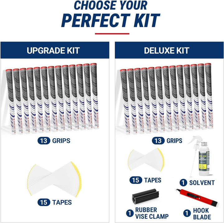 SAPLIZE CL03 Hybrid-Golfgriffe, 13 Stück, Optionen des Basis-Sets (13 Griffe) oder Deluxe-Set (13 Gr