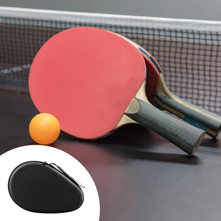 MiOYOOW Tischtennisschläger Hülle Abdeckung, Hartschalen Tischtennisschläger Aufbewahrungstasche, Pi