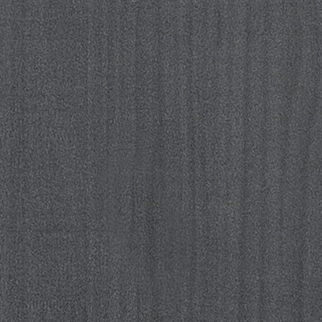 homiuse Hochbeet Pflanzkübel Grau 31x31x31 cm Massivholz Kiefer Grau Blumentopf Gross PflanzküBel Gr