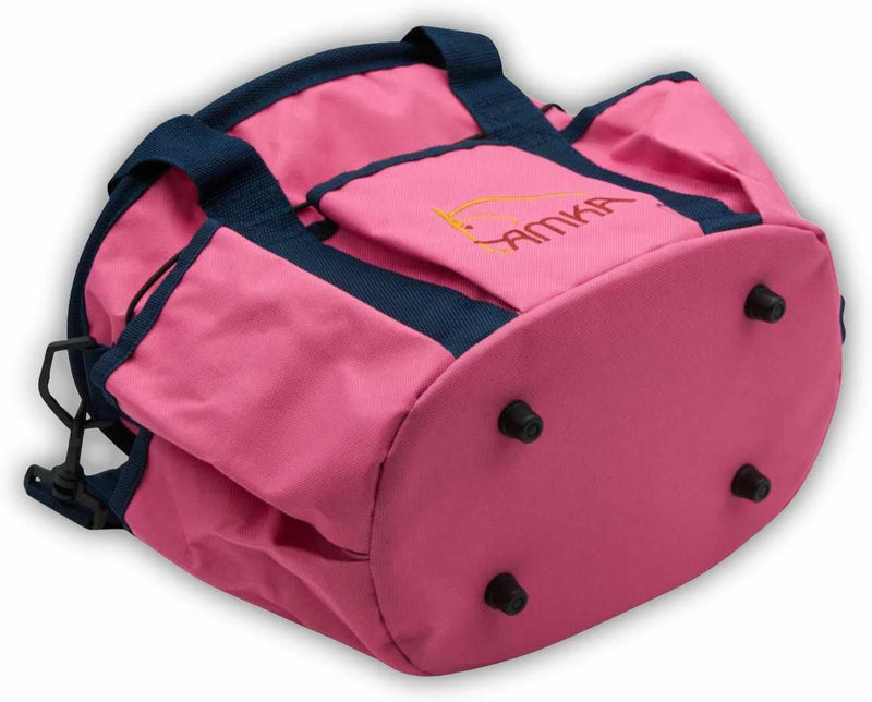 AMKA Putztasche mit verstellbarem Trageriemen + 6 Zusatzfächer pink, pink