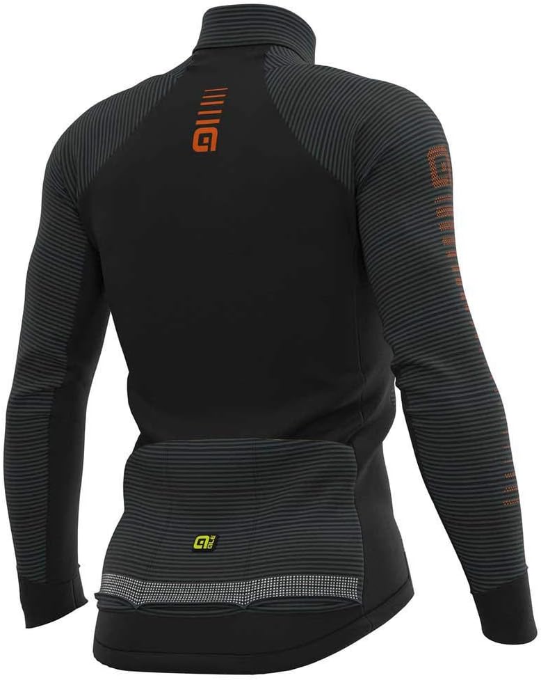 Alé Cycling Graphics PRR Thermo Road Langarm Trikot Herren Black-Fluo Yellow Grösse M 2020 Radtrikot