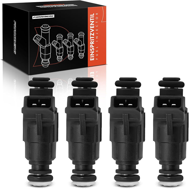 Frankberg 4x Einspritzventil Injektors für A3 8L1 A4 8E2 TT 8N3 Ibiza II 6K1 Toledo II 1M2 B-o-r-a 1