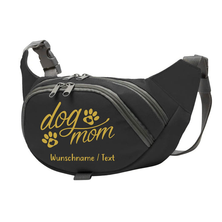 Dog Mom Bauchtasche Leckerlie -Tasche mit Wunschnamen personalisiert | Hundetraining | Leckerlie Beu