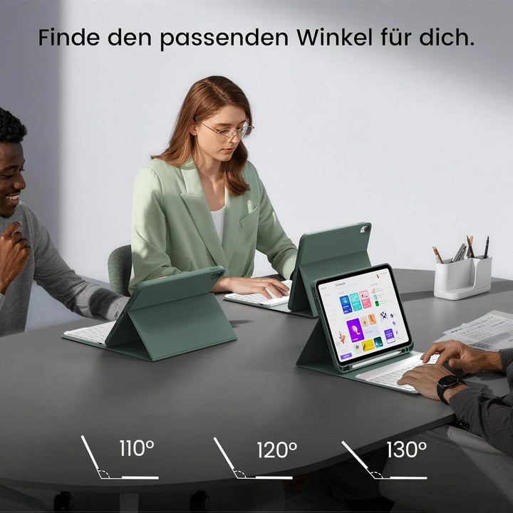 Hülle mit Tastatur Hülle für iPad 11 Generation (A16) Hülle 11 Zoll 2025/10 Generation 10.9 Zoll 202