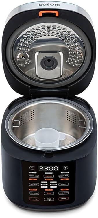 COSORI Reiskocher & Dampfgarer mit Keramik-Innentopf und Fuzzy Logic, 50 Rezepte, 1,8L Fassungsvermö