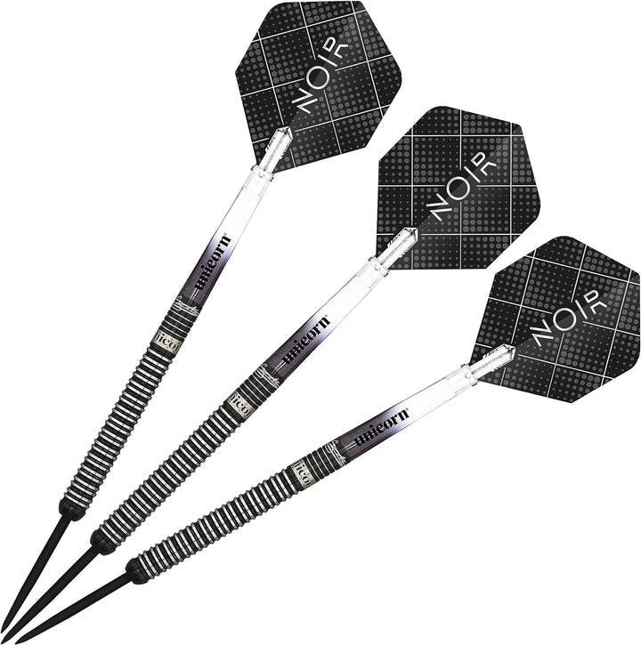 Unicorn Dartpfeilspitzen aus Stahl von Weltmeister Gary Anderson – Phase 3 Deluxe Noir, schwarz 21.0