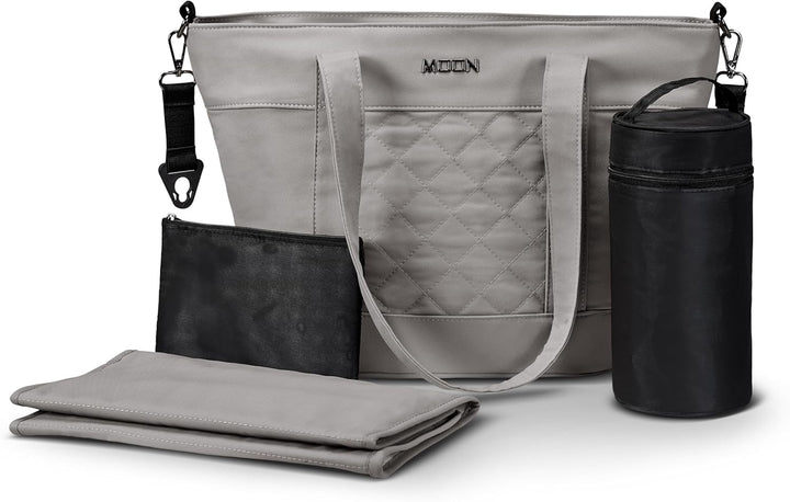 MOON Wickeltasche V-Shape sand Grau, Grau