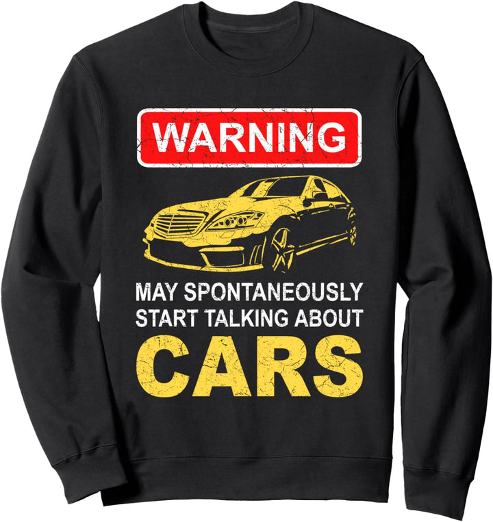 Funny Car Cars Engineer Mechanic Lovers-Men Teens Boys Sweatshirt