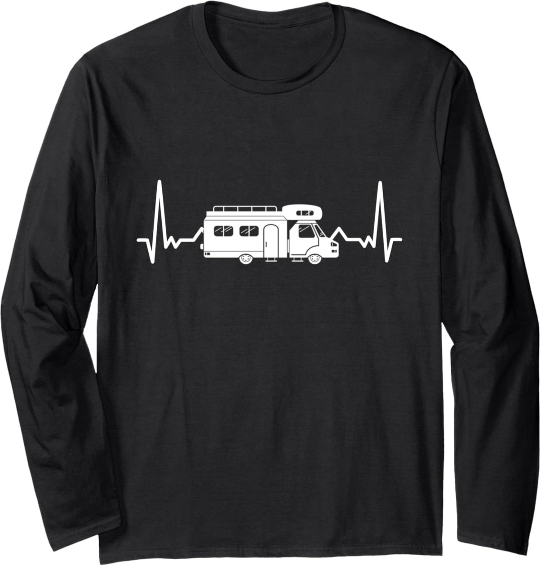 Herzlinie Wohnmobil Camper Outdoor-fan Camping Langarmshirt