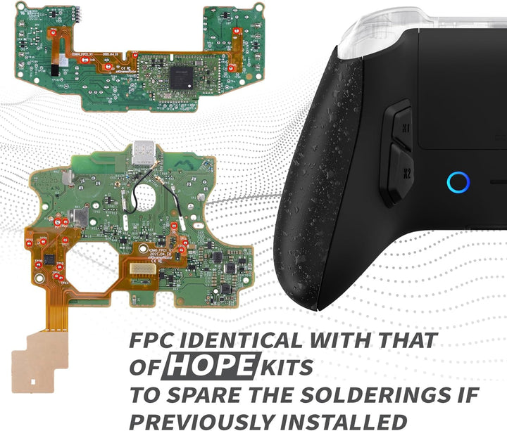 eXtremeRate Victor X Remap Kit für Xbox Series X/S Controller,6 Remap Profiles&Ergonomisches Rücken