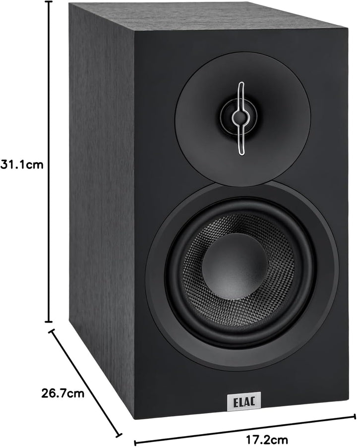 ELAC Debut B5.3 Regal-Lautsprecher – Ideal für die Musikwiedergabe über Ihre Stereoanlage auch als T