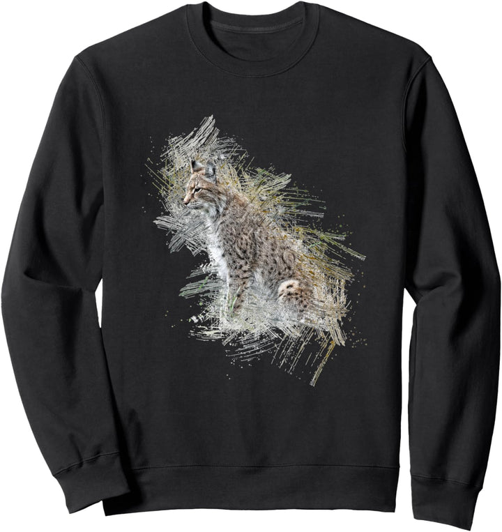Wilder Luchs Katze Sweatshirt