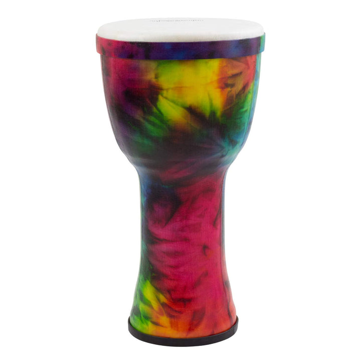 World Rhythm Djembe aus PVC, 20,3 cm, regenbogenfarben Regenbogen 8 Zoll Synthetisch vorgeformt, Reg