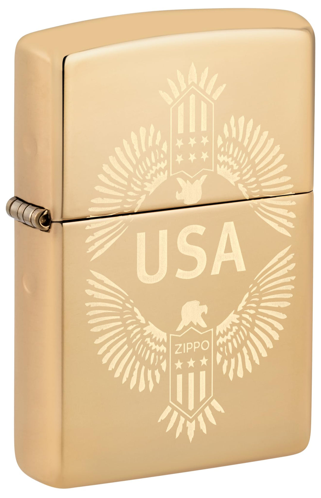 Zippo Adlerfeuerzeuge High Polish Brass, High Polish Brass