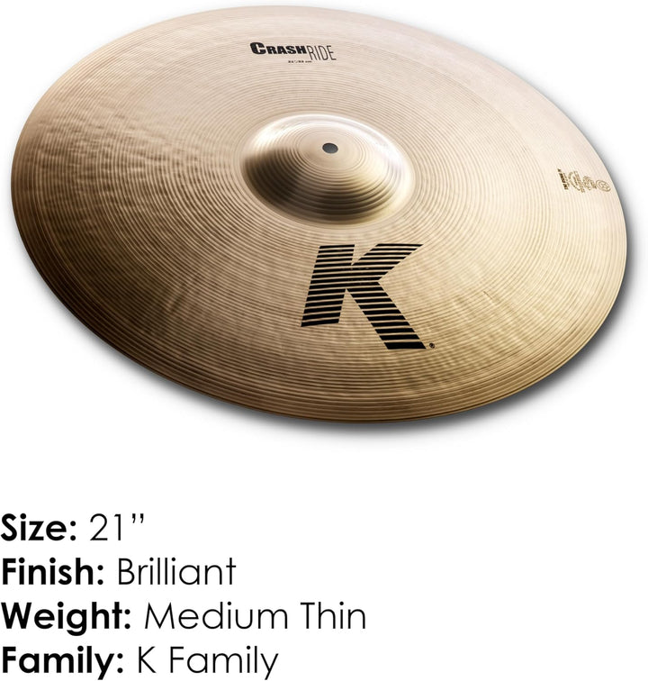 Zildjian K Zildjian Series - 21" Crash Ride Cymbal 21 Zoll, 21 Zoll