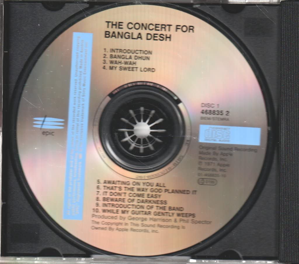 The Concert for Bangla Desh, Audio-CD