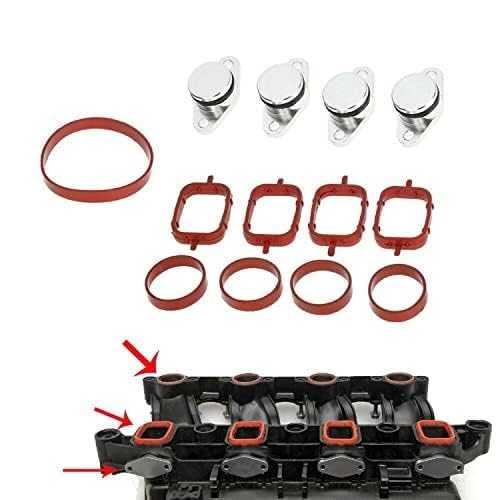 TBVPARTS Butterfly Elimination Kit für Ansaugkrümmer 22MM 4 Zylinder 318d 320d 520dMit Originaldicht