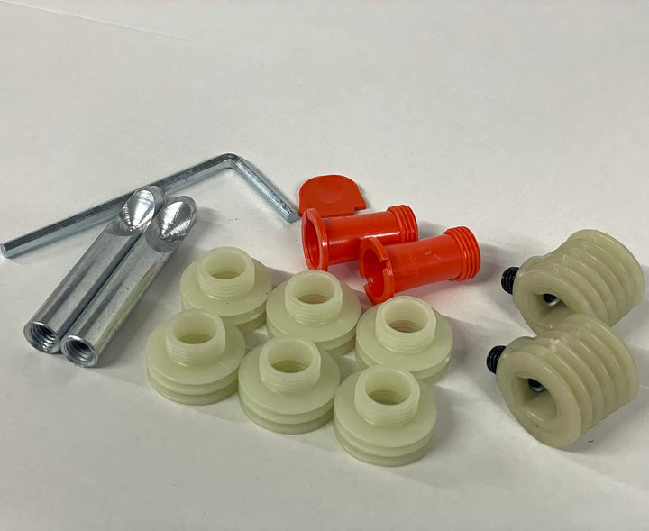 Universal Verdeckte Befestigung SET 12 teilig für Wand Hänge WC & Wand Bidet Bolzen 10cm