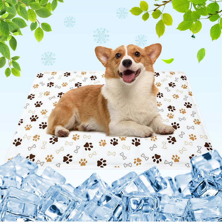 Kühlmatte für Hunde und Katzen, Selbstkühlende Hundematte mit Ungiftigem Gel, kühle Unterlage für Ha