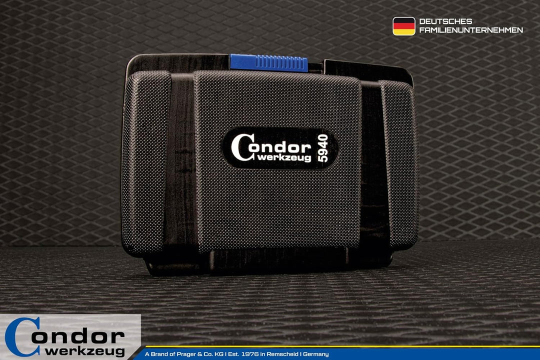 Condor Werkzeug 5940 | Schaber-Satz | 21-tlg. | zum Entfernen von Plaketten, Aufklebern, Vignetten,
