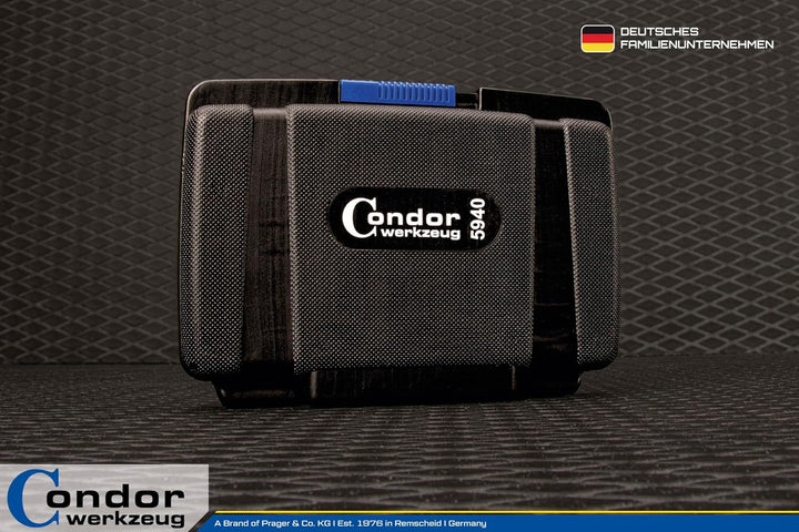 Condor Werkzeug 5940 | Schaber-Satz | 21-tlg. | zum Entfernen von Plaketten, Aufklebern, Vignetten,