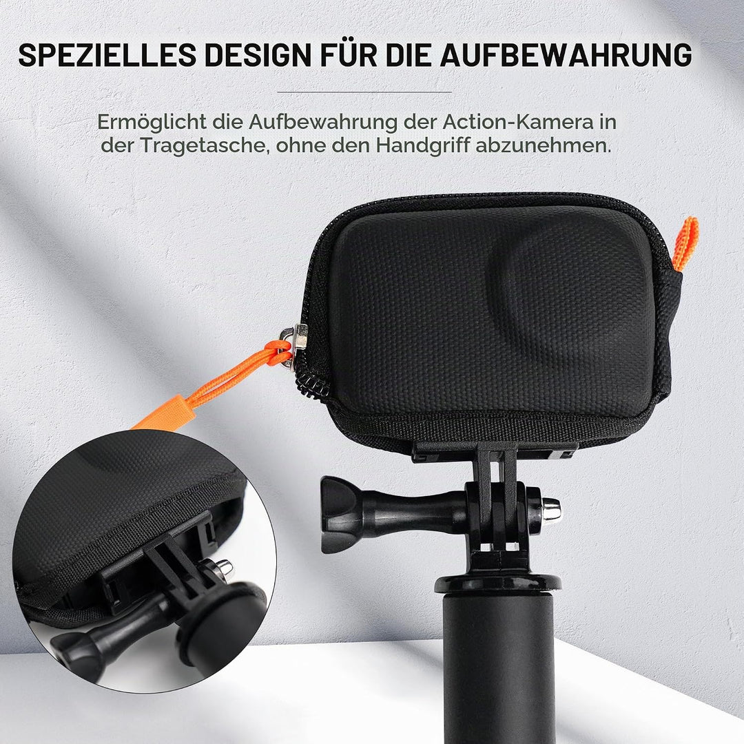CYNOVA Tasche für DJI Osmo Action 5 Pro Tragetasche für DJI Zubehör, Schwarz Hard Shell Reisetasche