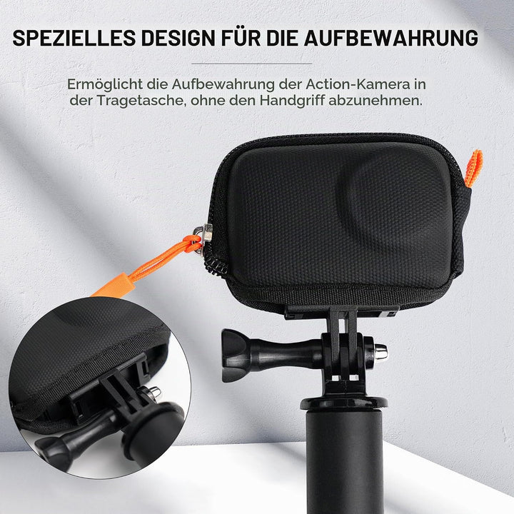CYNOVA Tasche für DJI Osmo Action 5 Pro Tragetasche für DJI Zubehör, Schwarz Hard Shell Reisetasche