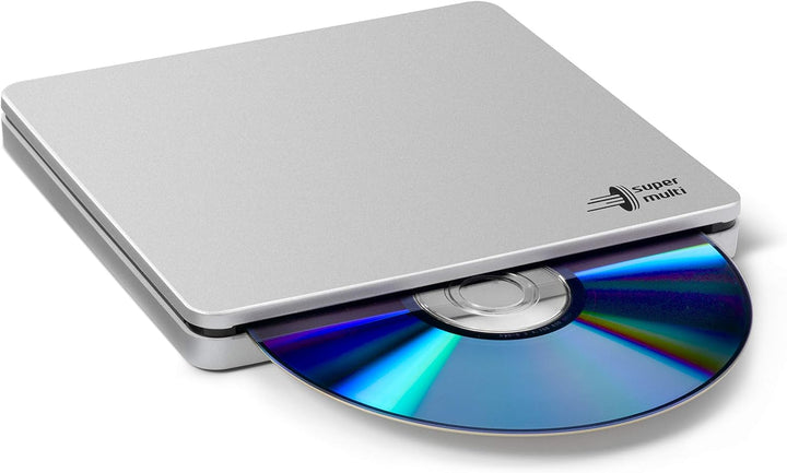 Hitachi-LG GP70 External DVD Drive, Slim Portable DVD Player/Writer for Laptop, Desktop PC, USB 2.0,