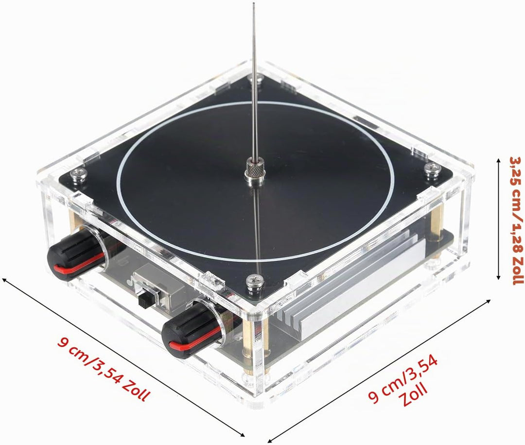 Shkalacar Musik Tesla Spule, Experiment Arc Plasma Spule mit Beleuchtungs und Musikmodus, BT Lautspr