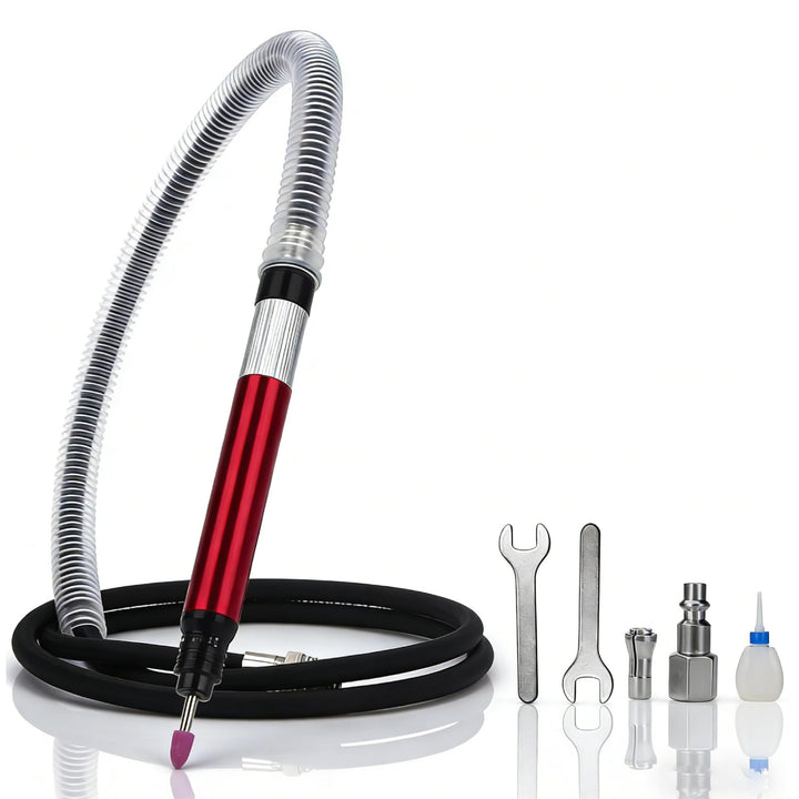 Micro Stabschleifer, Mini Druckluft Stabschleifer Druckluftschleifer,65000 U/Min Luftschleifer Gerad