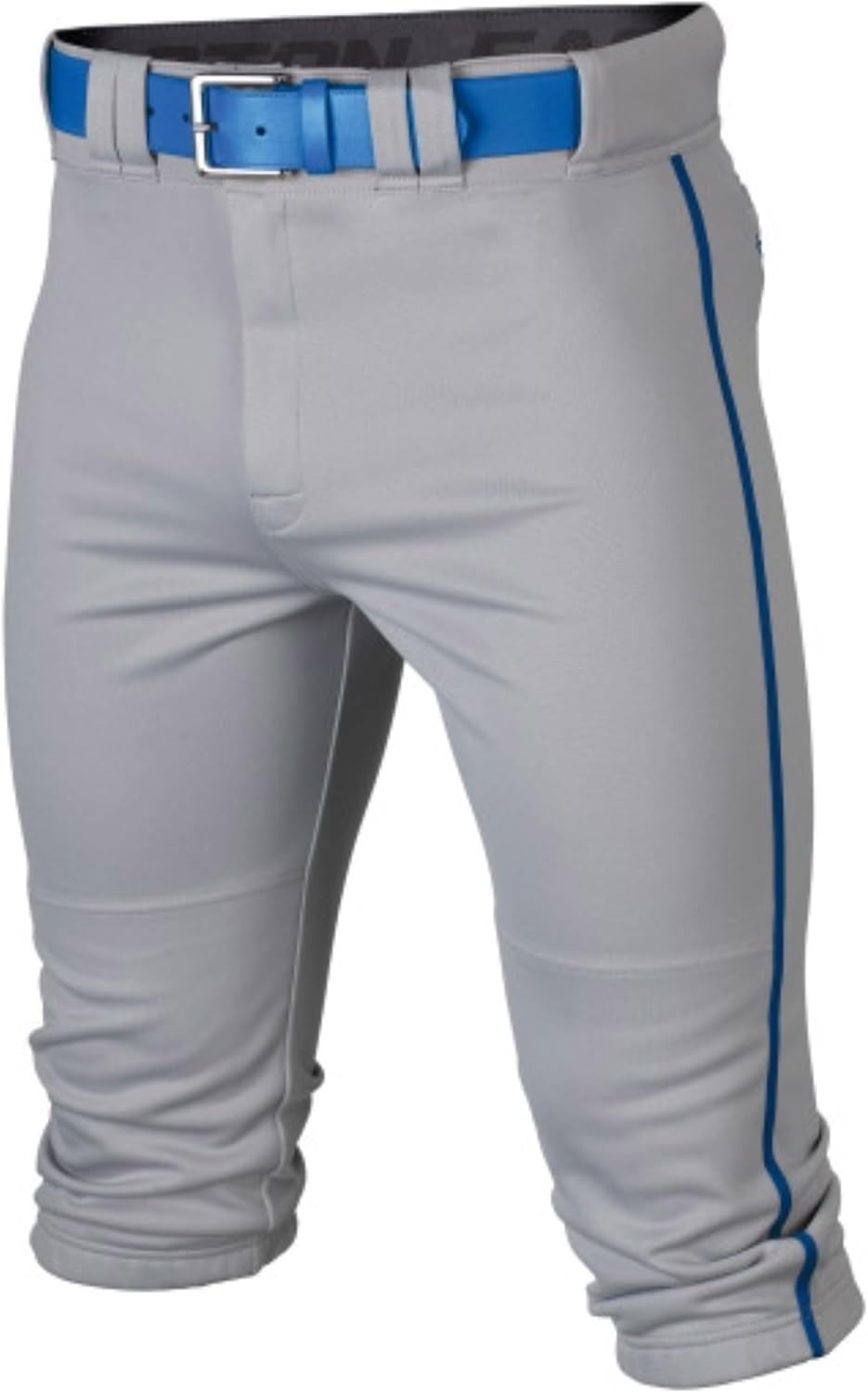 Easton Jungen Rival+ Baseball-Hose Grau/Königsblau Paspeliert S, Grau/Königsblau Paspeliert S