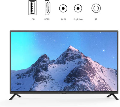 CHIQ TV,40 Zoll(100 cm) FHD 1080p LED Fernseher,Dolby Audio,H.265/HEVC, Media Player,Triple Tuner(DV