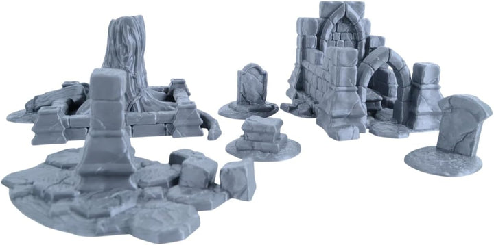 Friedhofsruinen Bausatz für Frostgrave, Mordheim & Tabletop-Gelände